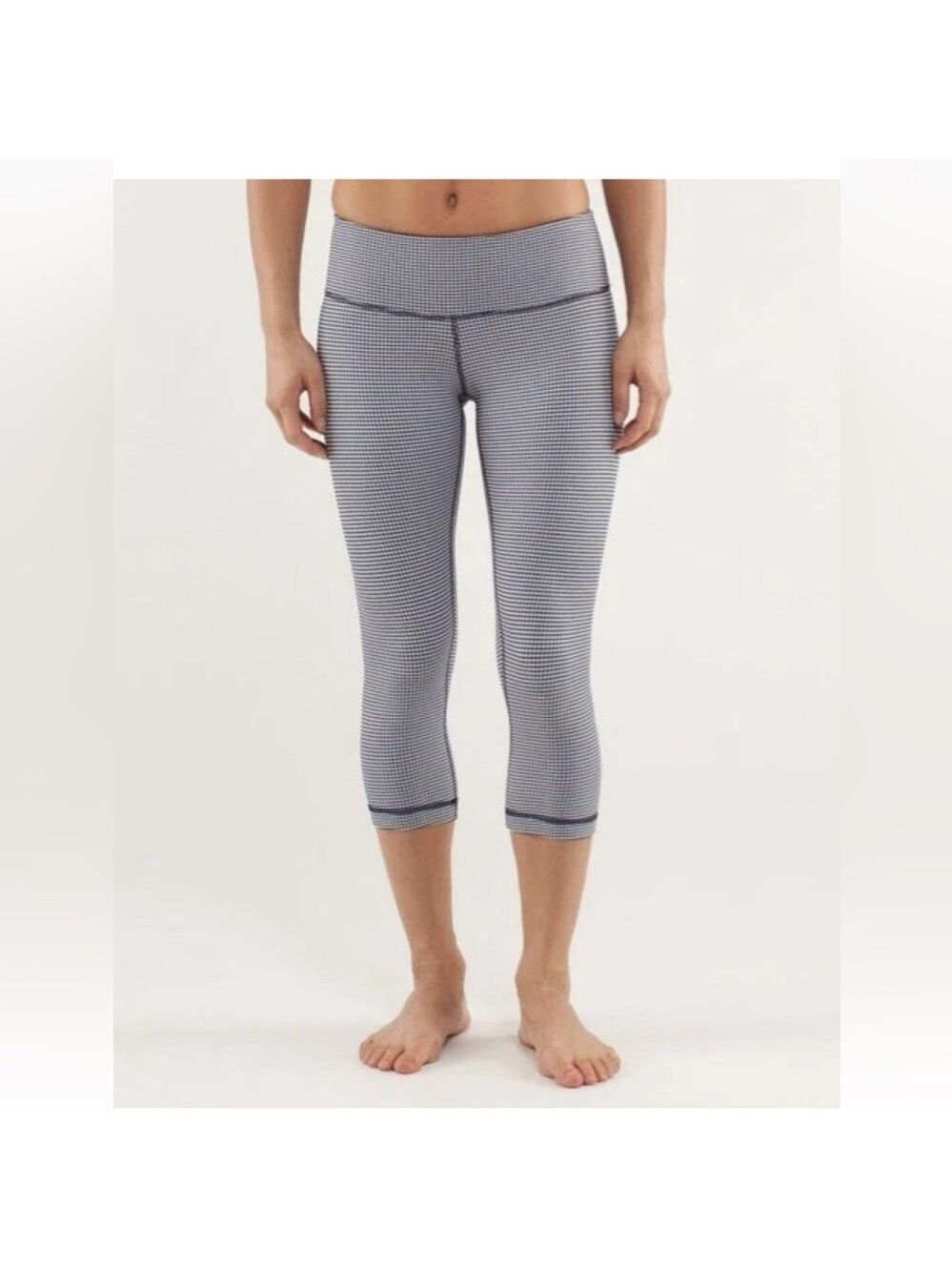Lululemon Gingham Wunder Under Crop II